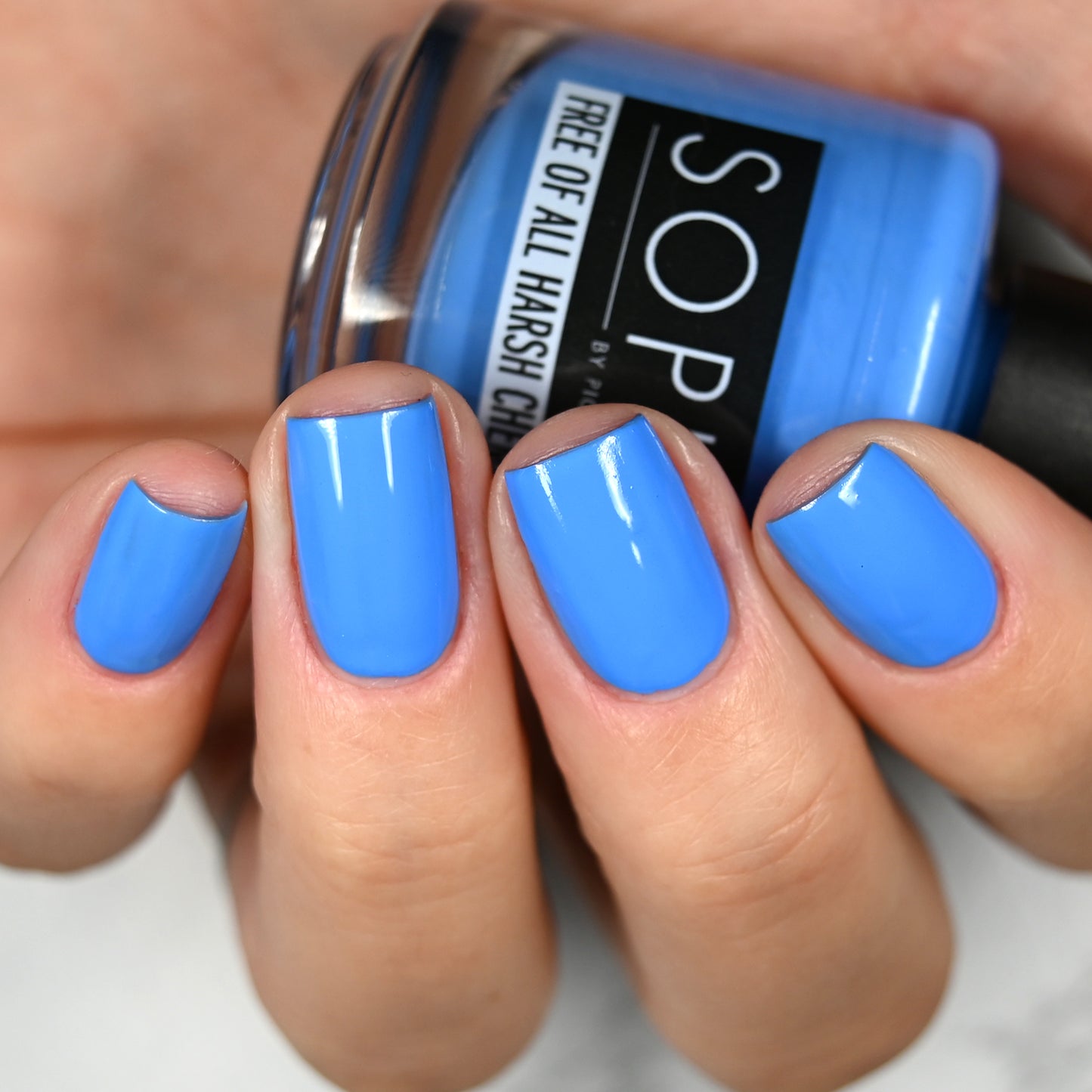 Pretty Shore About You - Matte Bright Sky Blue