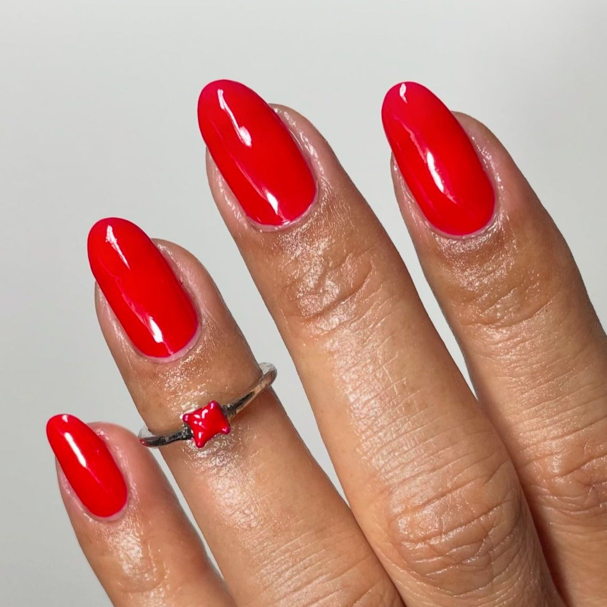 Red Bottom Stilettos - Matte Red