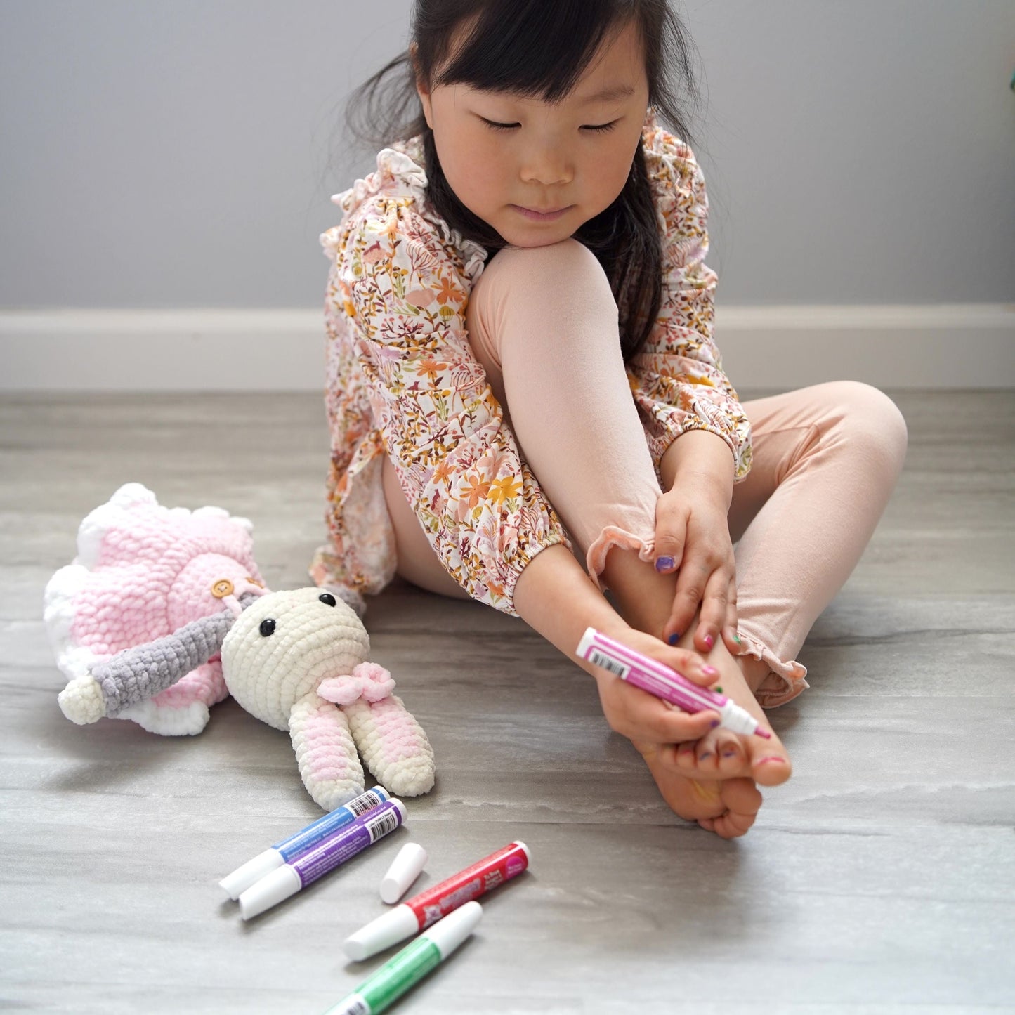 Positively Piggy Pen 3-pack - Kids Non-toxic Nail Polish