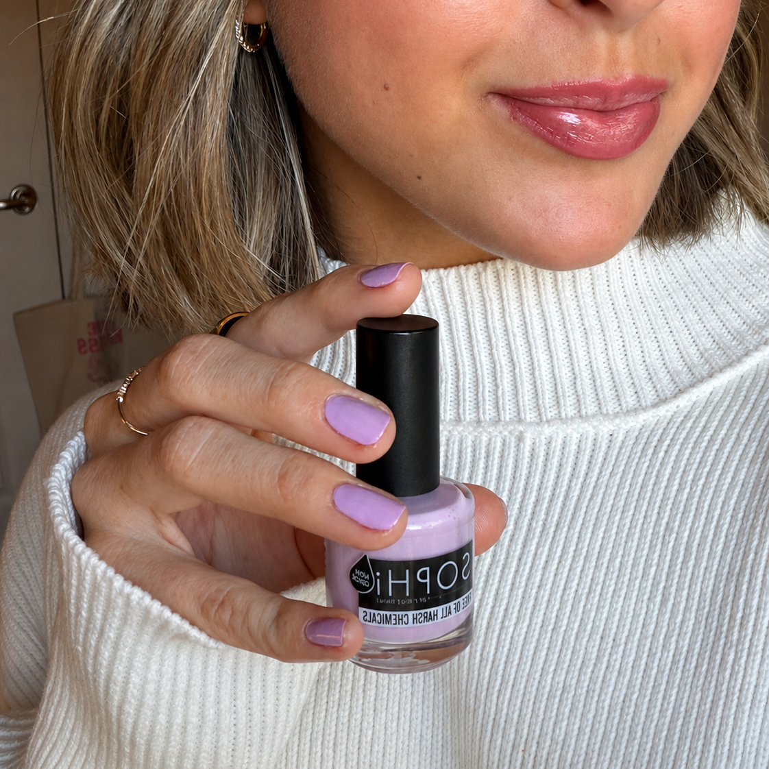 Soft Launch - Soft Lavender with Pink