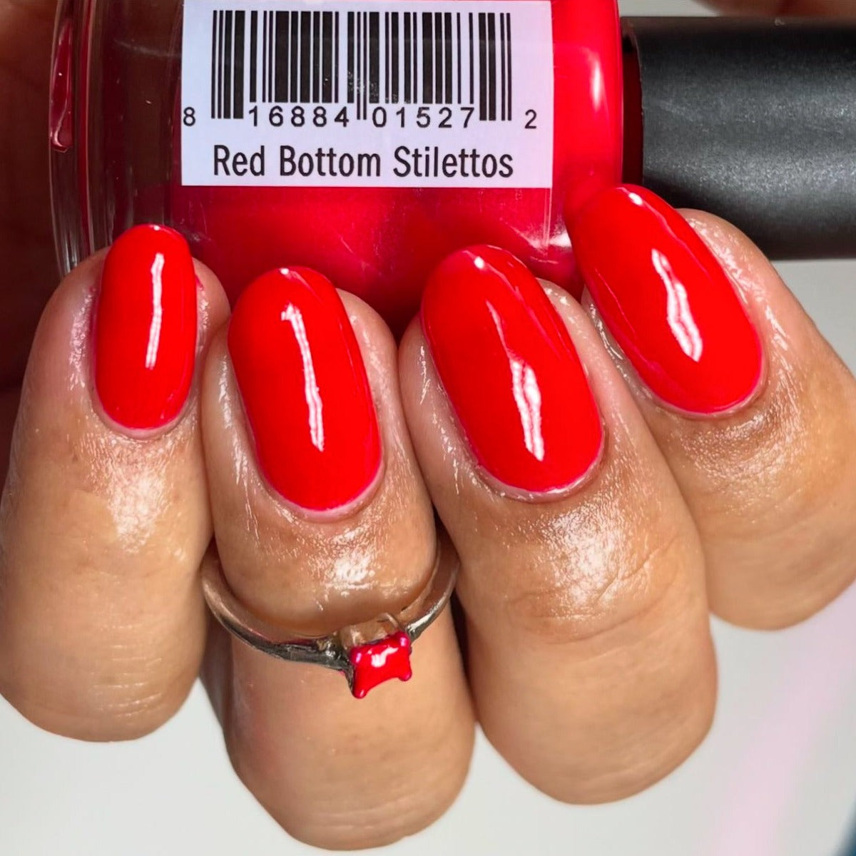 Red Bottom Stilettos - Matte Red