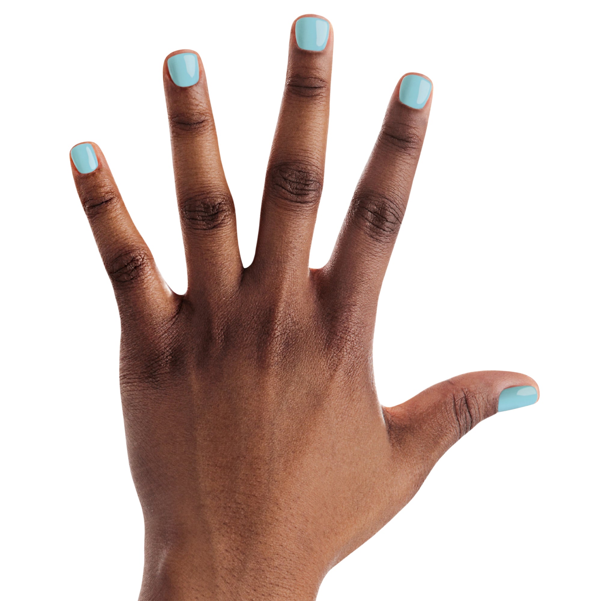 B L U E ❄️ | Blue acrylic nails, Powder blue nails, Blue gel nails